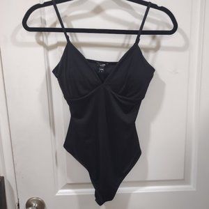 Express Black Body Contour Bodysuit